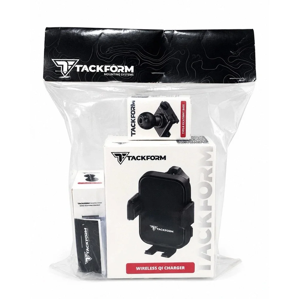 TACKFORM PB31-QI-BL1 Wireless Qi Phone Charger Picatinny Mount Kit New